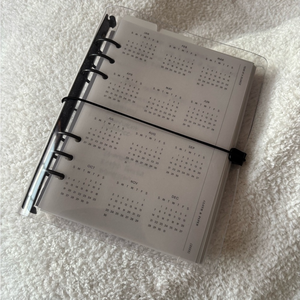 Cloth & Paper Planner 2025